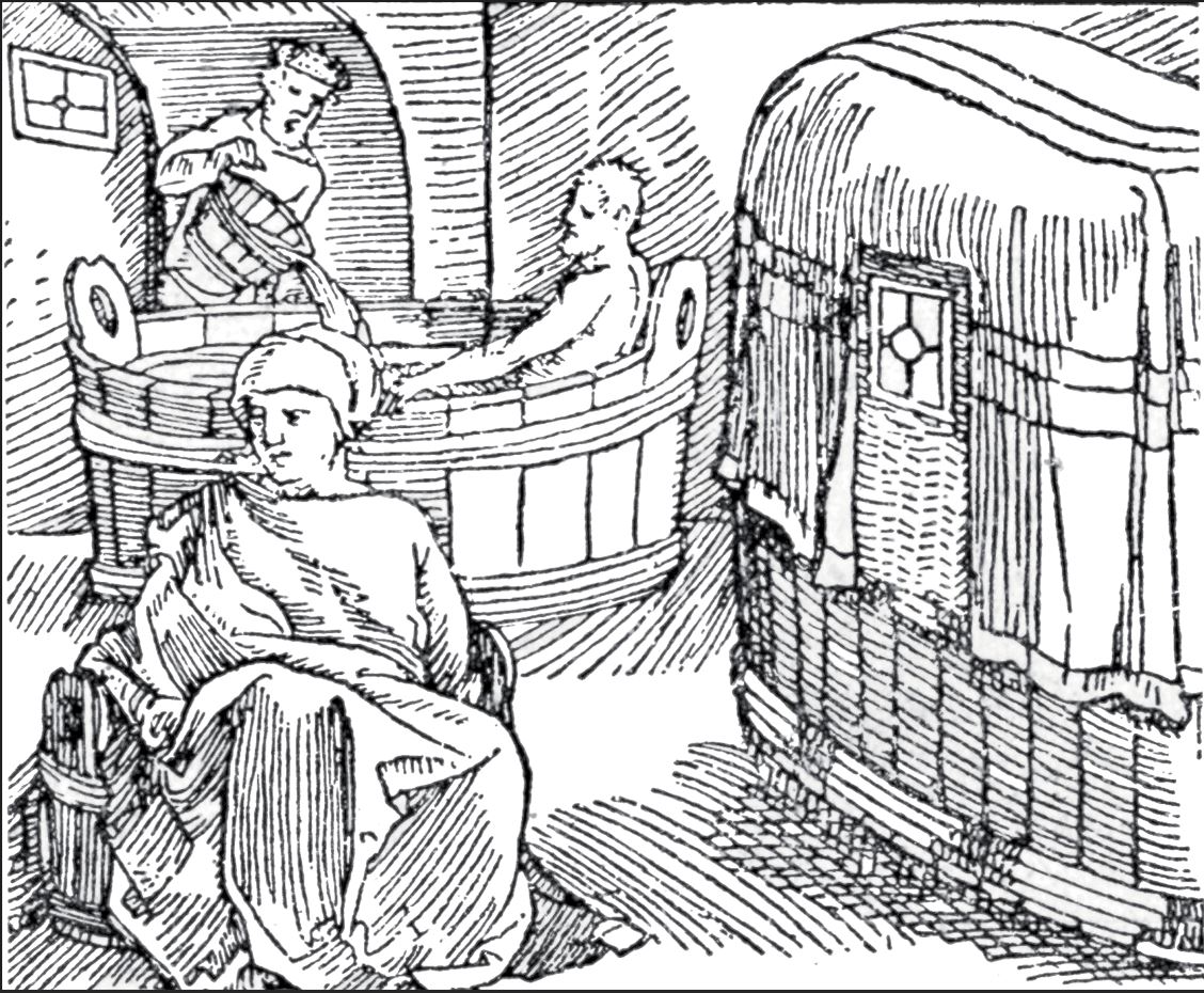 Badestube im 16. Jahrhundert